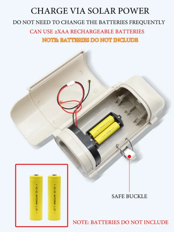 Solar Powered Dummy Security Camera With LED - Image 2