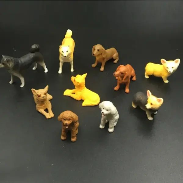 10pcs 1:10 Dog Model Figure Set - Image 3