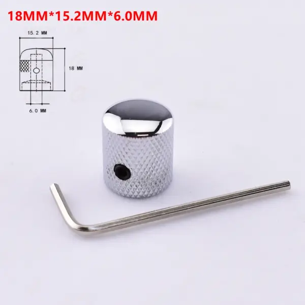 Dome Metal Knob for Electric Guitar Bass - Image 10