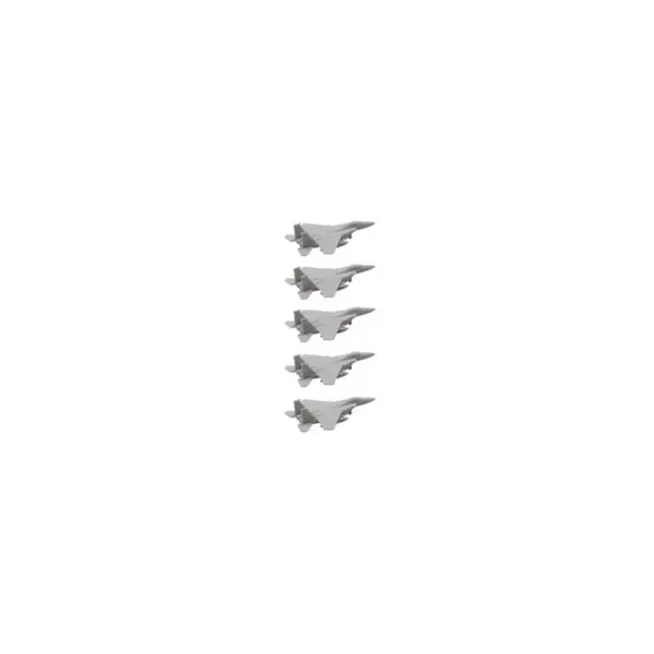 5PCS F-15E Strike Eagle Resin Model Aircraft - Image 7