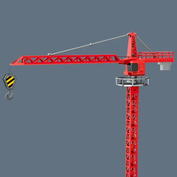 1:55 Scale Tower Crane Model in Metal - Image 3