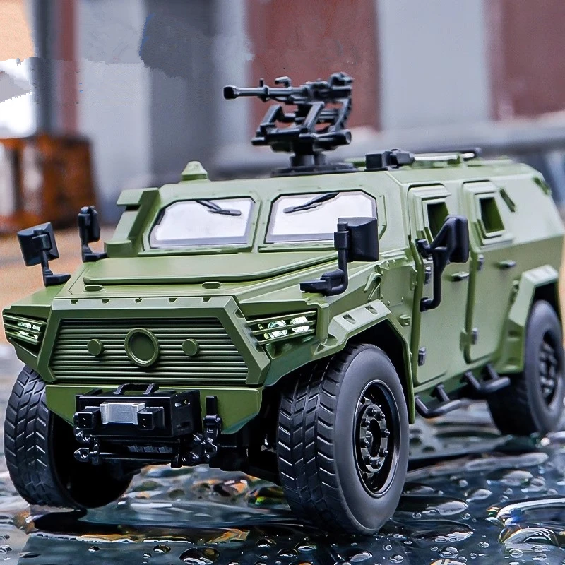1:18 Metal Military Armored Car Model 8 1:18 Metal Military Armored Car Model - Image 8