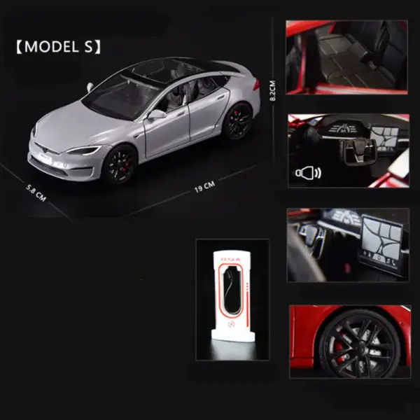 1:24 Alloy Model Y 3 S SUV Diecast Car - Image 19