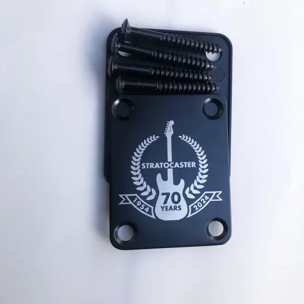 Custom Neck Plate for Strato and Tele Guitars - Image 10
