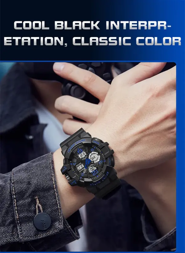 SANDA G-Style Military Digital Quartz Watch - Image 6