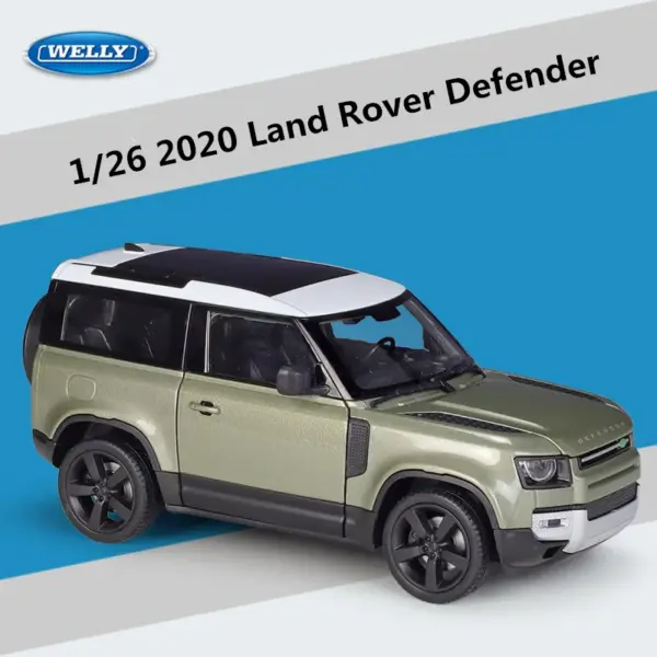 Welly 1:26 Land Rover Defender 90 Diecast Model - Image 7