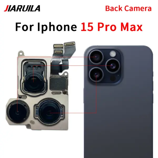 Front & Rear Camera for iPhone 15 Pro Max & Plus - Image 4