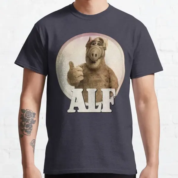 80s Cartoon ALF Graphic Unisex T-Shirt - Image 3