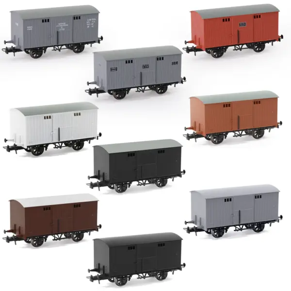 HO Scale 1:87 Model Train Box Car C8728 - Image 2