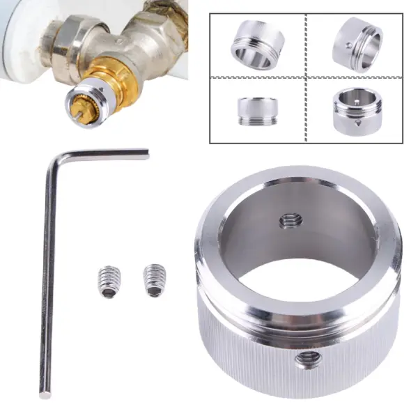 Stainless Steel Thermostat Adapter M30 x 1.5 - Image 2