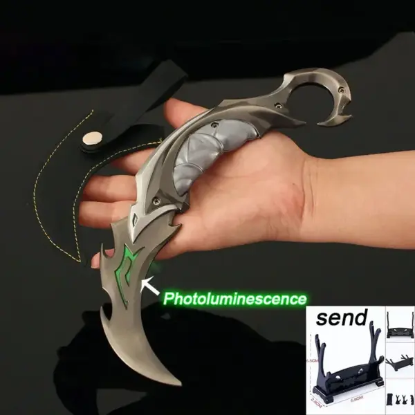 Valorant Luminous Reaver Karambit Replica 22cm - Image 9