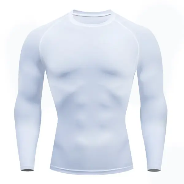 Men's Compression Long Sleeve Turtleneck Shirt - Image 15