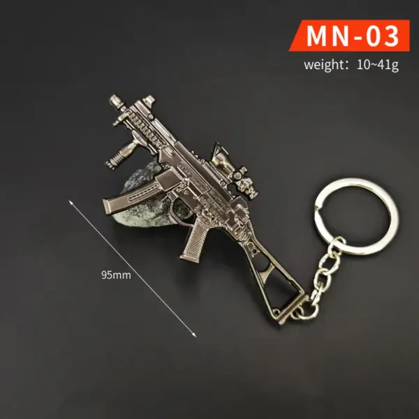 Chicken Dinner Game Keychain Set with P90 and AWM - Image 16