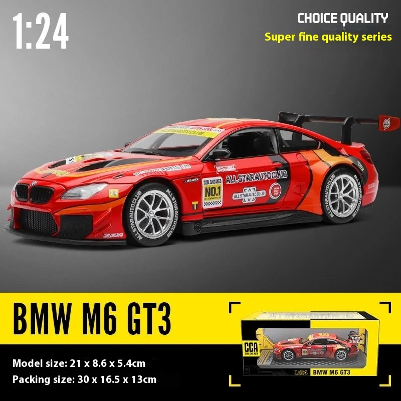1:24 BMW M6 GT3 Diecast Racing Car Model 12 1:24 BMW M6 GT3 Diecast Racing Car Model - Image 12