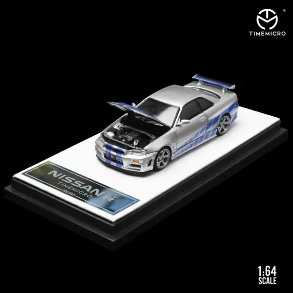 Nissan GTR34 Die-cast Car Model 1:64 Scale - Image 8