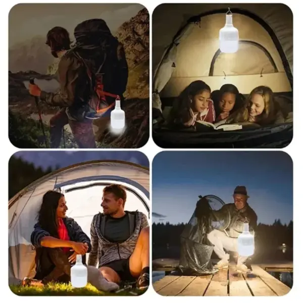 USB Rechargeable LED Camping Light Bulb - Image 4