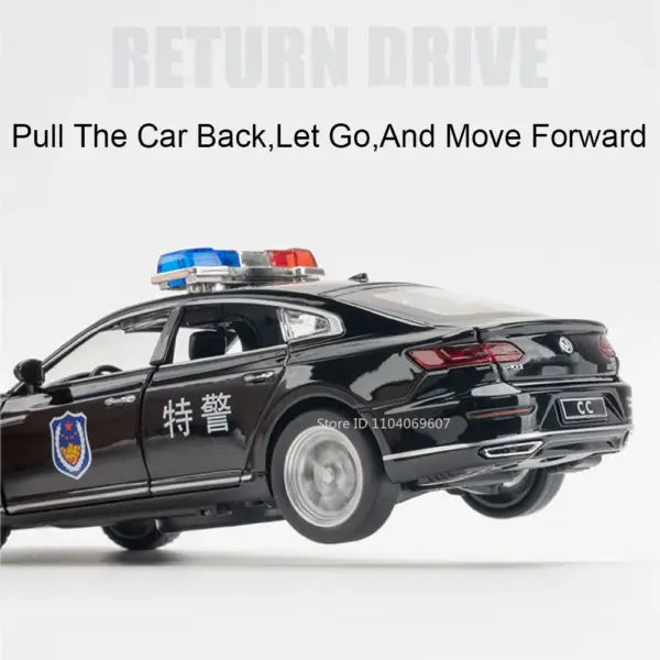 1:32 Scale Police Car Alloy Model with Sound - Image 5