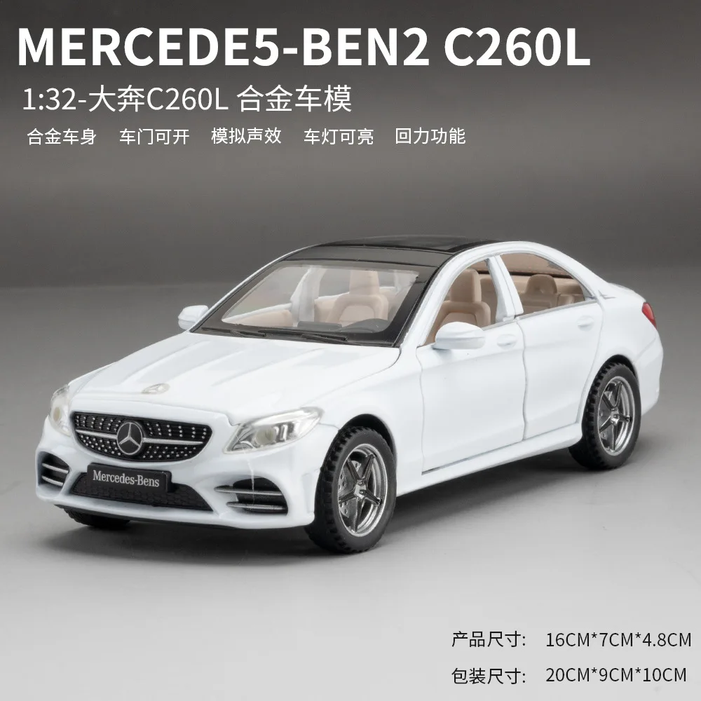 WELLY 1/32 Benz C260 Alloy Diecast Car 9 WELLY 1/32 Benz C260 Alloy Diecast Car - Image 9
