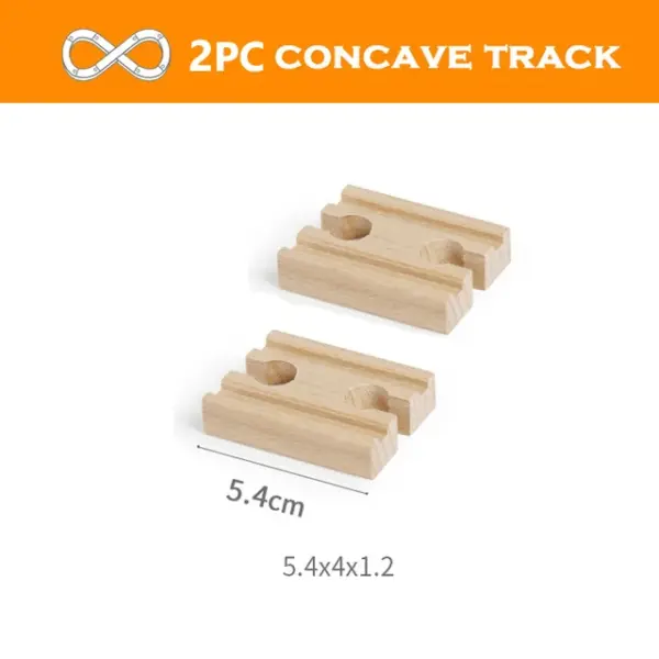 Wooden Train Track Accessories for Railway Fun - Image 22
