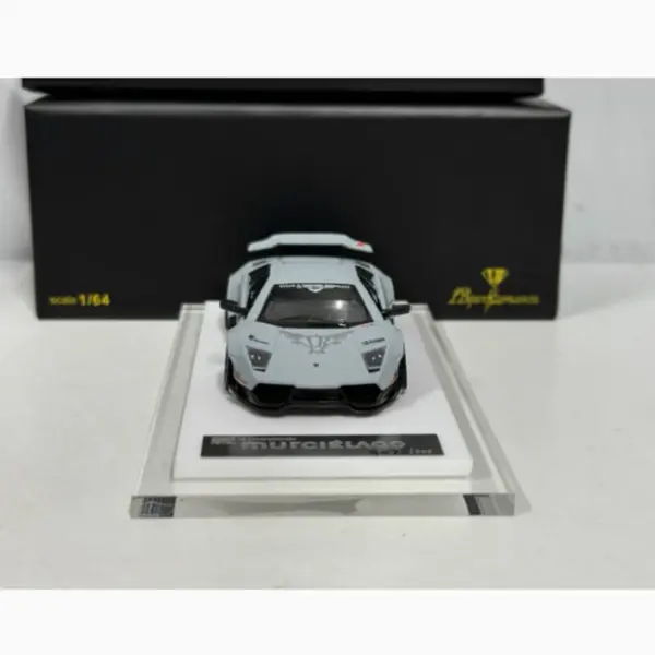 Onemodel 1/64 LB 670 Combat Gray Supercar Model - Image 2
