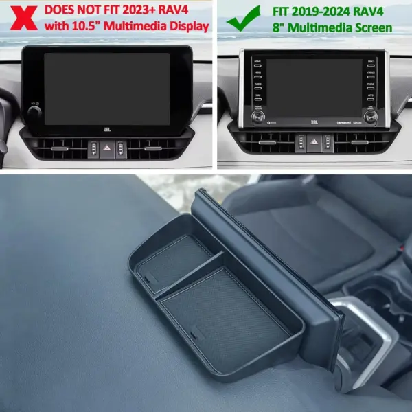 Toyota RAV4 2019-2024 Dash Center Console Tray - Image 3