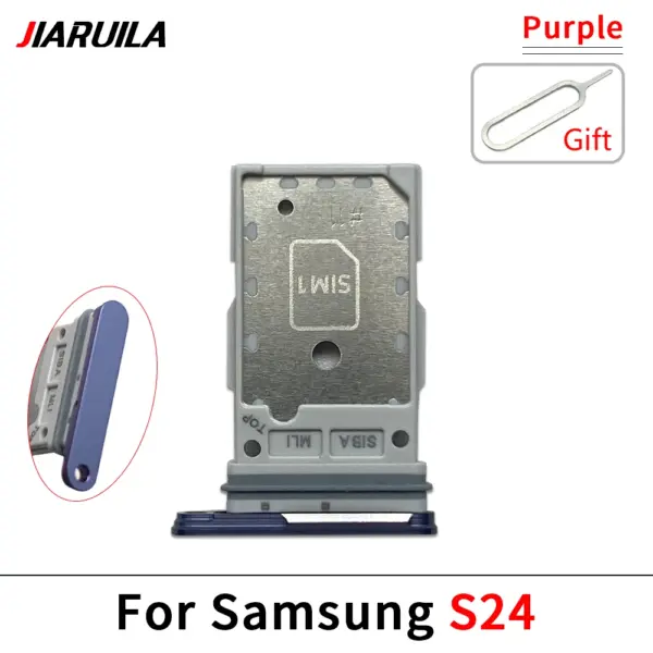 Dual Sim Card Tray for Samsung S24/S23 FE - Image 11
