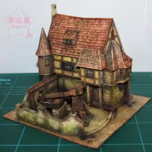 1/87 Medieval Cathedral Castle Paper Model Kit 15 Scd619f11e83747c584b192d50fe3f3dax