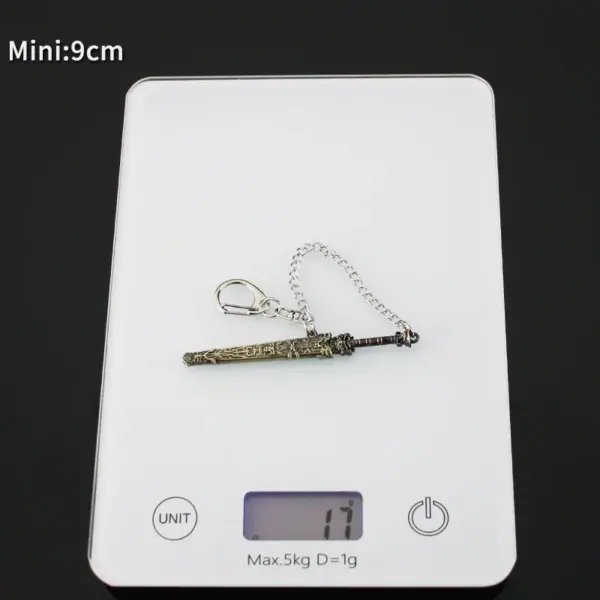 China Ancient Sword Keychain Mini Metal Katana - Image 4