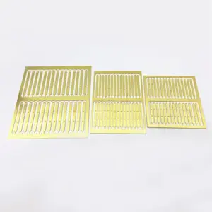 Brass Etching Sheet for RC Boat Railing