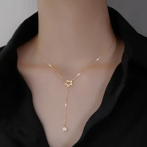 Kpop Black Heart Pendant Necklace for Women - Image 17