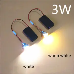 3W LED Battery Mini Light Bulb Set