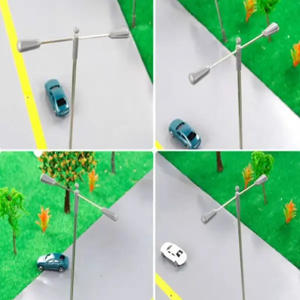 20pcs Scale Model Train LED Light Posts - Image 6