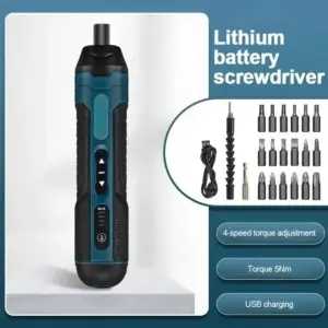 Cordless Electric Screwdriver with 1300mAh Battery