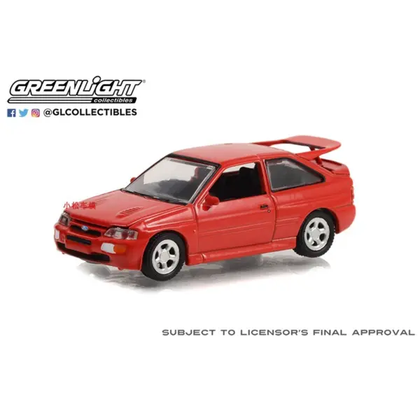 1:64 Diecast Alloy 1995 Ford Escort RS Cosworth - Image 4