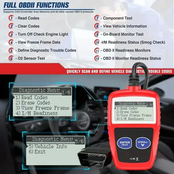 Bluetooth OBD2 Scanner for Automotive Diagnostics - Image 6