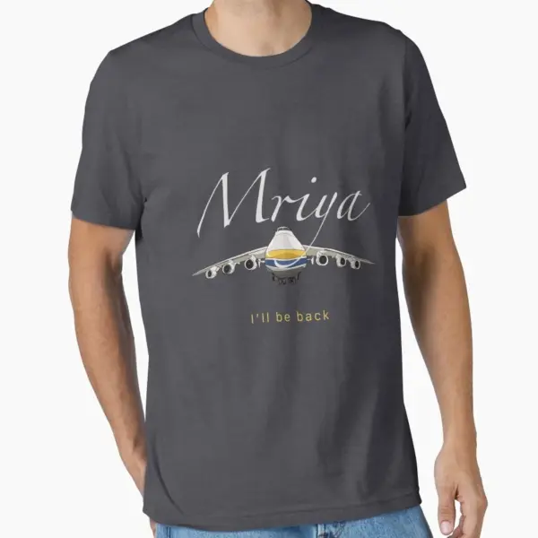 An-225 Mriya Men's Cotton T-Shirt - Image 7