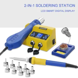 8909D 2-in-1 Soldering Station Set