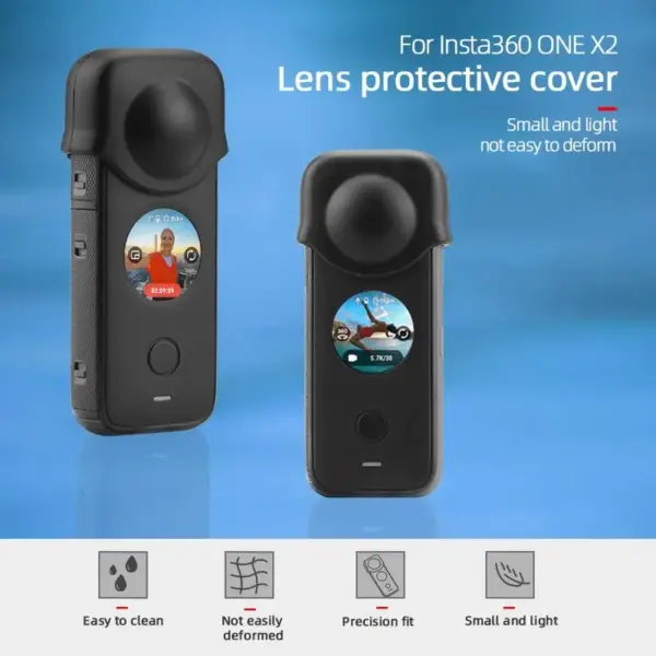 Insta360 One X2 X3 Silicone Lens Cover - Image 5