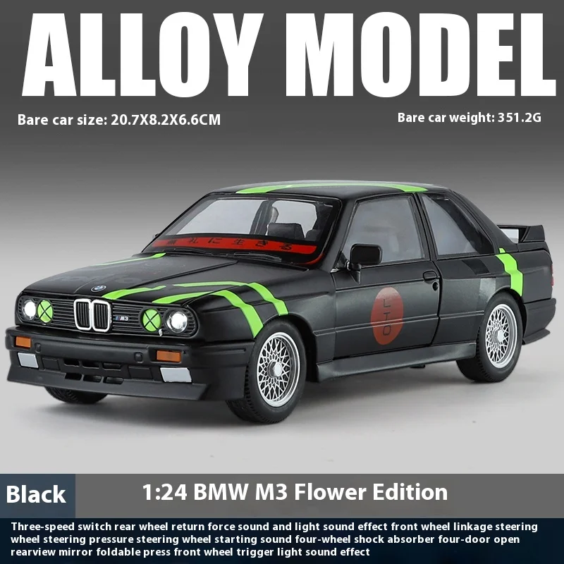 1988 1:24 BMW M3 E30 Diecast Model Car 11 1988 1:24 BMW M3 E30 Diecast Model Car - Image 11