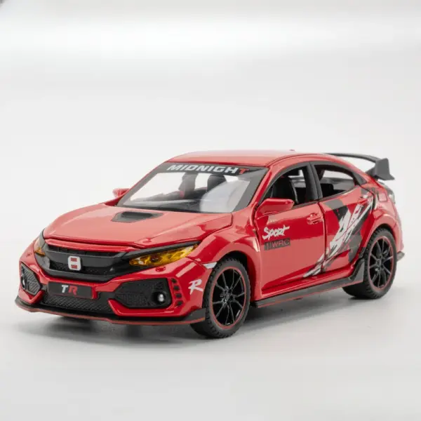 Scale 1:32 CIVIC TYPE-R Diecast Car Model - Image 9