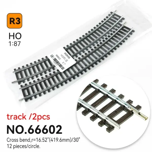 HO Scale 1:87 Nickel Silver Curved Track Model - Image 15