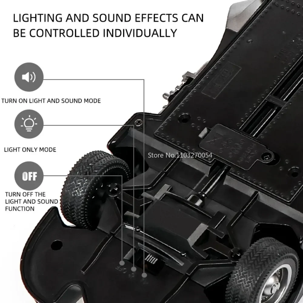 1/18 Batmobile Alloy Diecast Model Car 4 1/18 Batmobile Alloy Diecast Model Car - Image 4