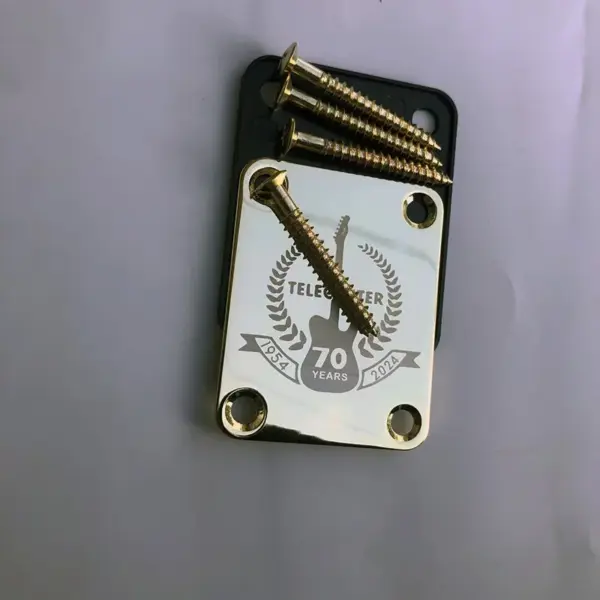 Custom Neck Plate for Strato and Tele Guitars - Image 3