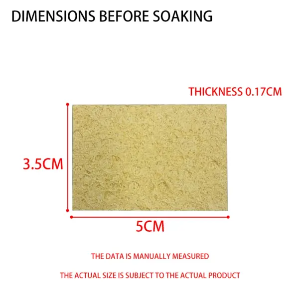 10-Pack High Temp Soldering Iron Cleaning Sponges - Image 4