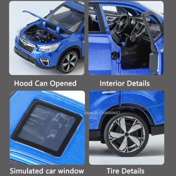 1:30 Subaru Forester Diecast Model Toy - Image 3