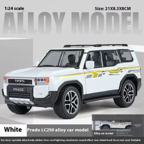 1:24 Toyota Land Cruiser Prado Diecast Model - Image 12
