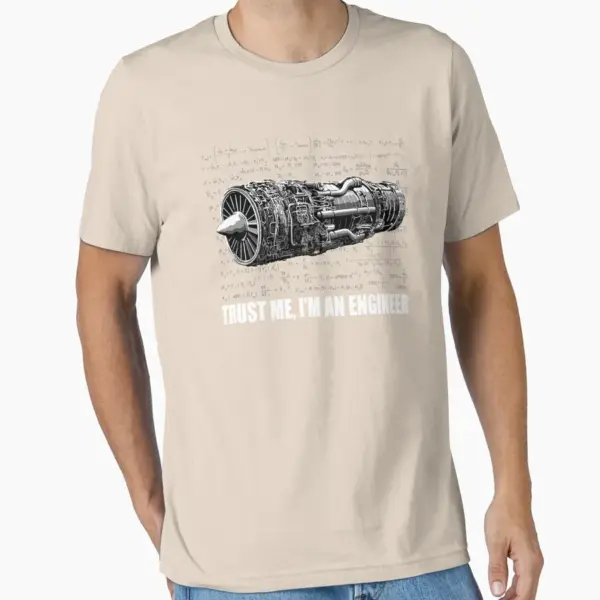 Engineer Themed Cotton T-Shirt for Men - Image 8