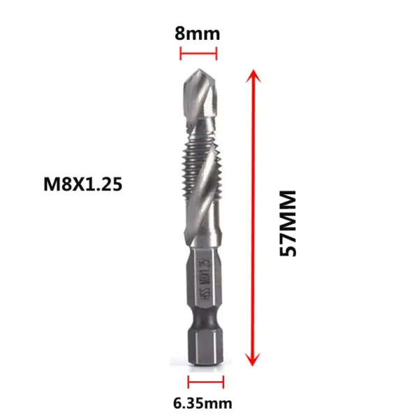 HSS Metric Tap Drill Bits Set M3 to M10 - Image 22