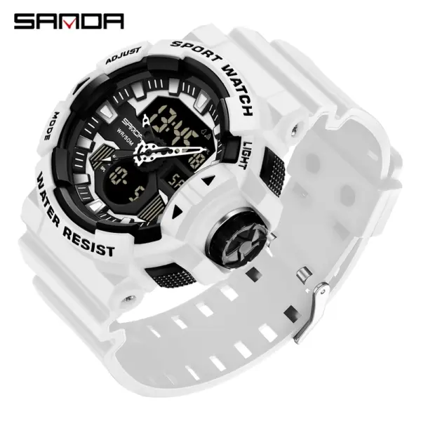 SANDA 3129 Military Sport Quartz Wrist Watch - Image 13