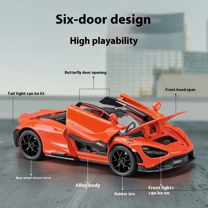1:32 McLaren 765LT Diecast Model Car 2 1:32 McLaren 765LT Diecast Model Car - Image 2